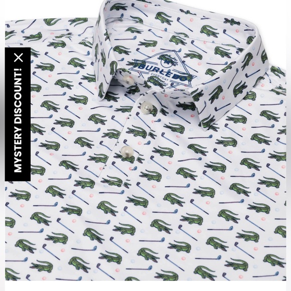 BURLEBO Polo Alligator Golf Pattern - Picture 3 of 8